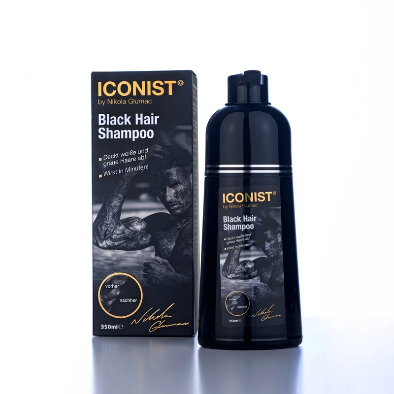 ICONIST by Nikola Glumac – Haarfärbeshampoo Schwarz