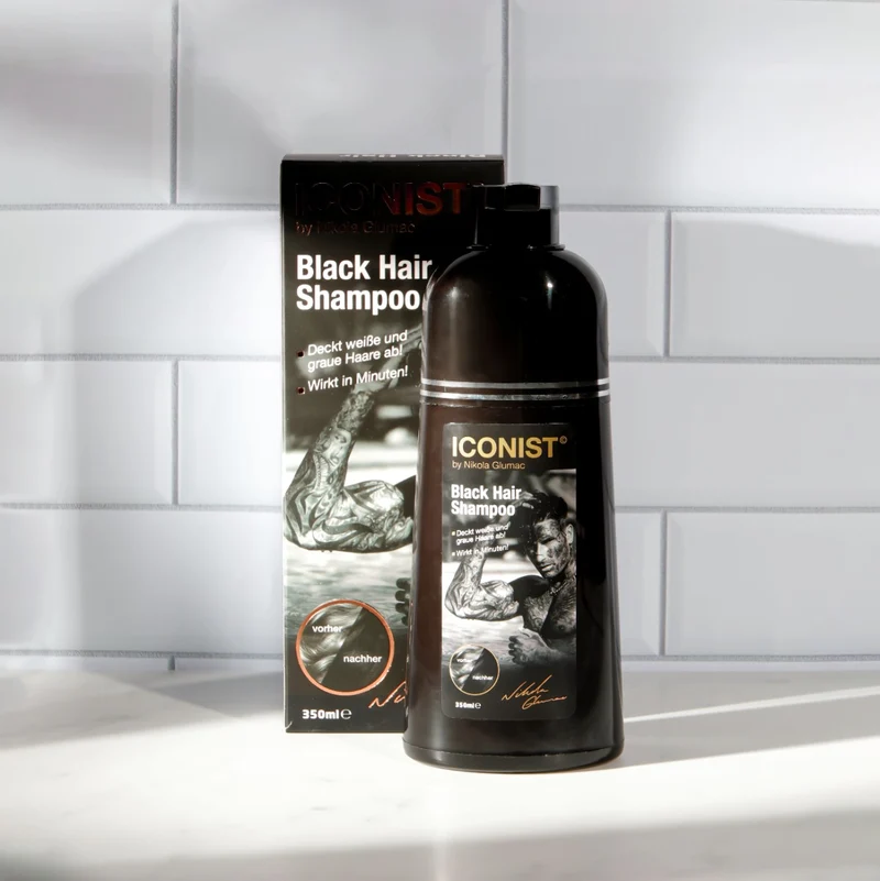 ICONIST by Nikola Glumac – Haarfärbeshampoo Schwarz