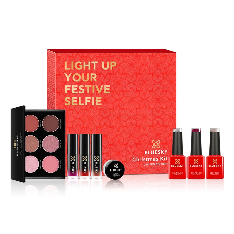BLUESKY Beauty Set - UV Nagellack + Make-up