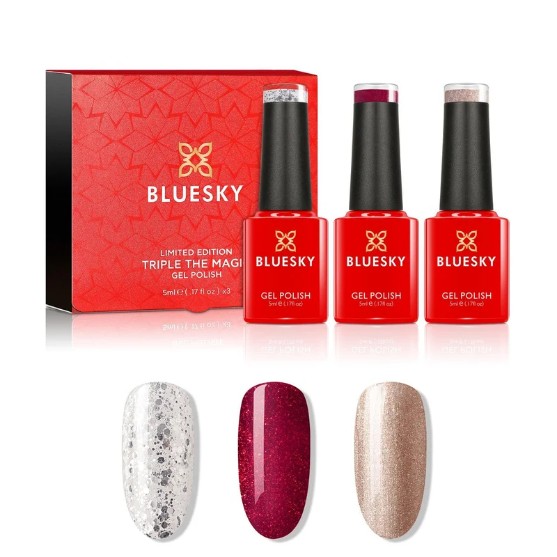 BLUESKY Beauty Set - UV Nagellack + Make-up