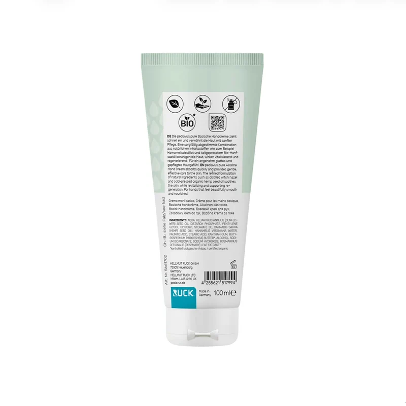 RUCK peclavus pure Basische Handcreme
