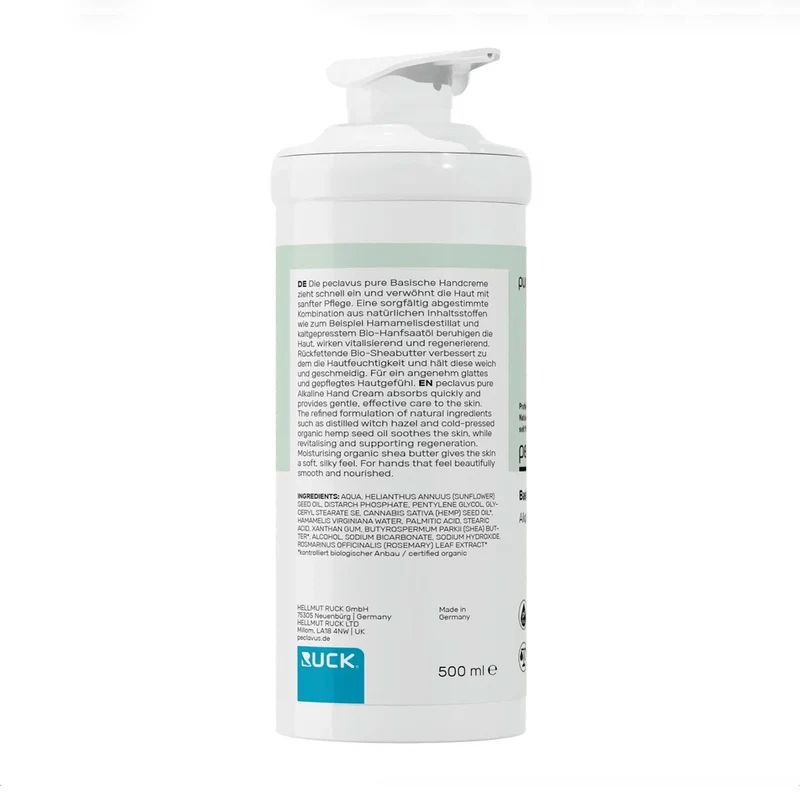 RUCK peclavus pure Basische Handcreme