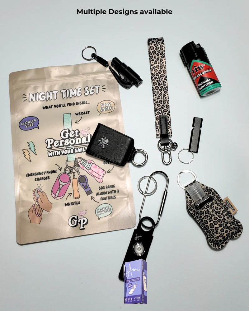 Night-Time Safety Keychain Bundle | Personal Safety Essentials for Everyday Protection