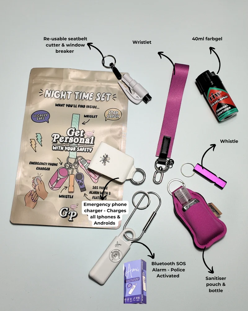 Night-Time Safety Keychain Bundle | Personal Safety Essentials for Everyday Protection