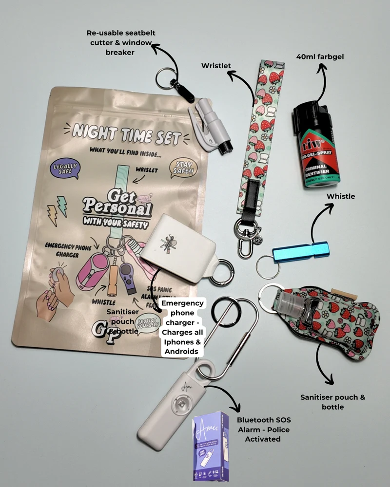 Night-Time Safety Keychain Bundle | Personal Safety Essentials for Everyday Protection