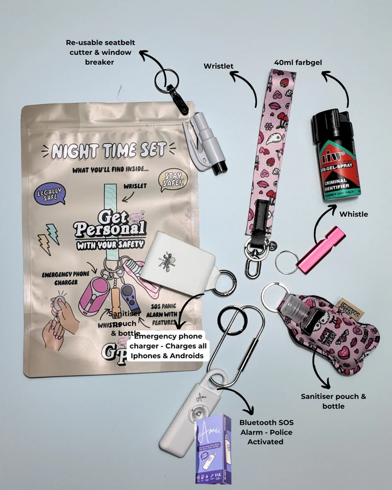 Night-Time Safety Keychain Bundle | Personal Safety Essentials for Everyday Protection