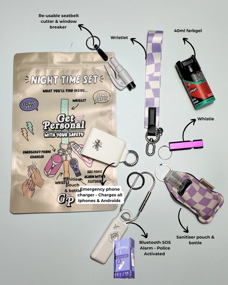 Night-Time Safety Keychain Bundle | Personal Safety Essentials for Everyday Protection
