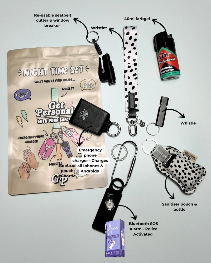 Night-Time Safety Keychain Bundle | Personal Safety Essentials for Everyday Protection