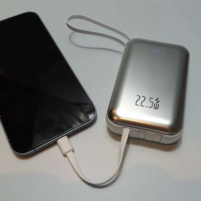 10,000mAh Power Bank | Fast-Charging Phone Charger with Torch & Built-In USB Port