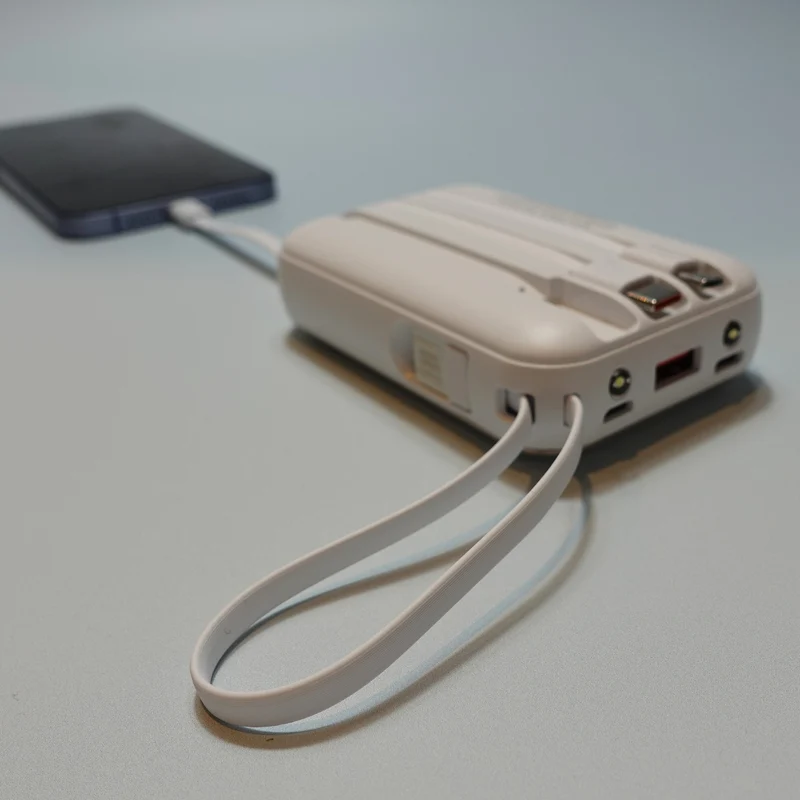 10,000mAh Power Bank | Fast-Charging Phone Charger with Torch & Built-In USB Port
