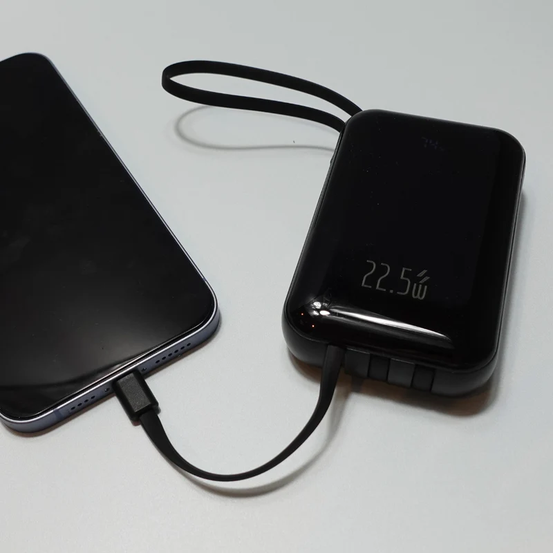 10,000mAh Power Bank | Fast-Charging Phone Charger with Torch & Built-In USB Port