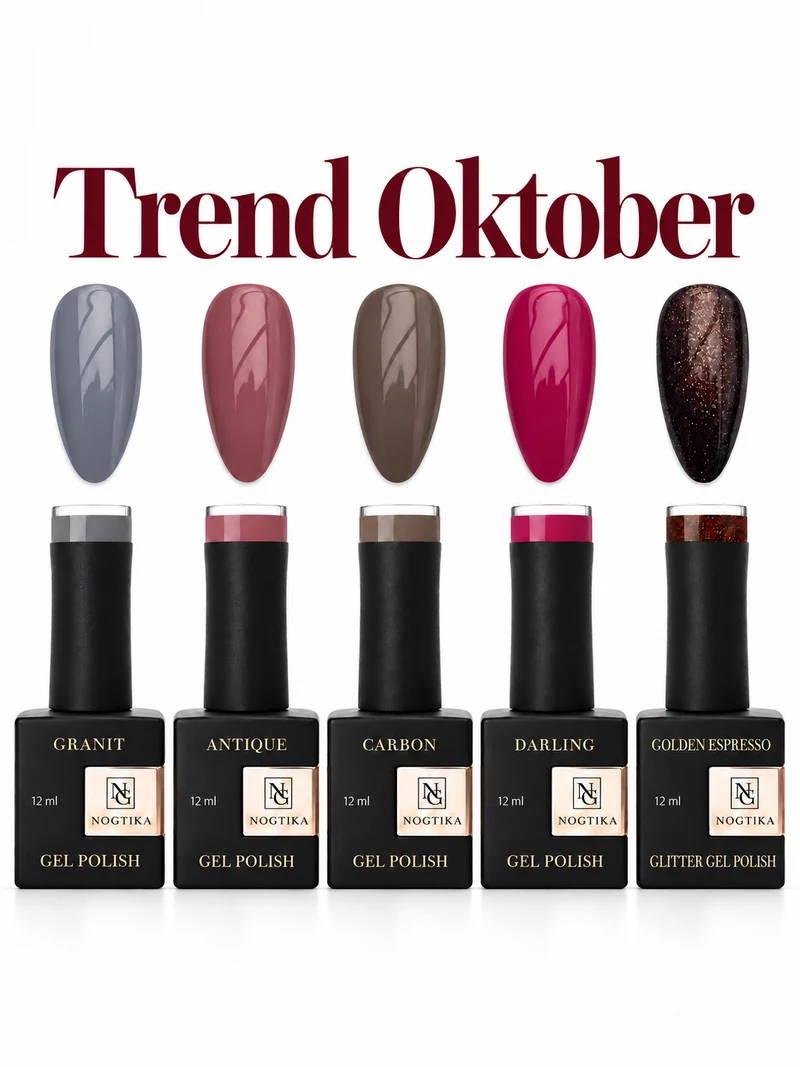 Trend Oktober 5x Gel Polish von NOGTIKA