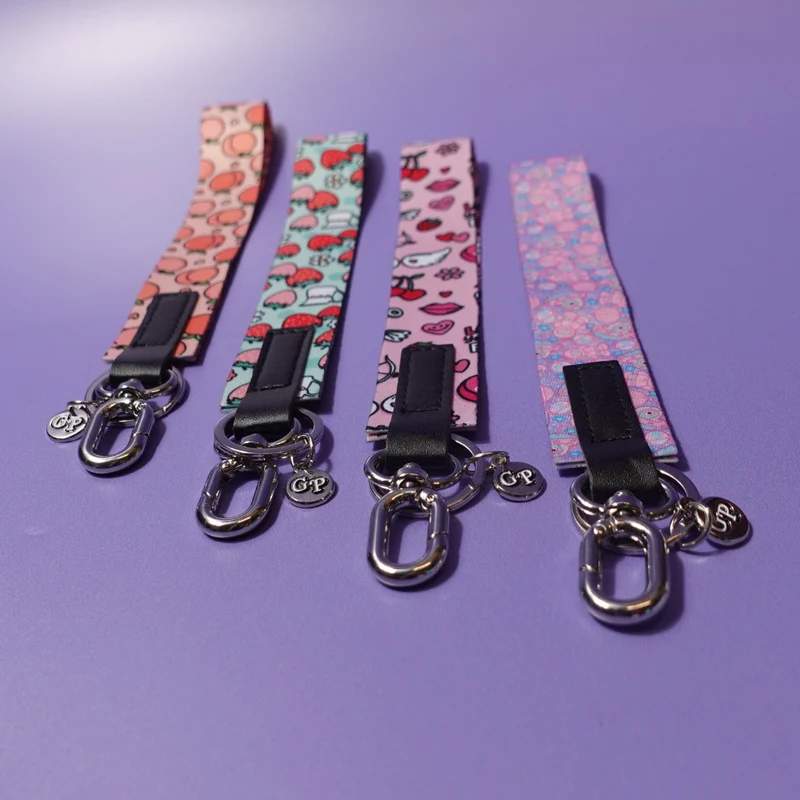 Satin Wristlet Keychain | Double Hook Wrist Strap for Keys & Accessories
