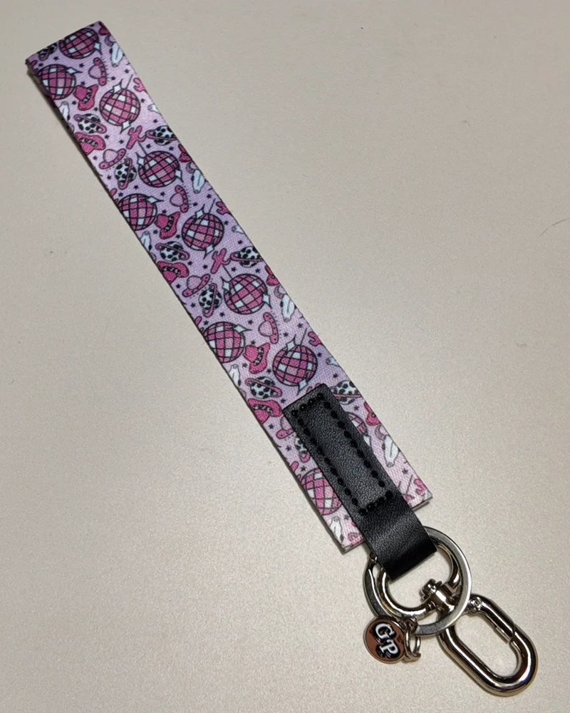 Satin Wristlet Keychain | Double Hook Wrist Strap for Keys & Accessories
