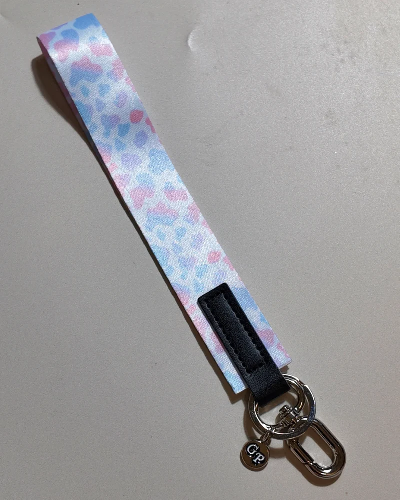 Satin Wristlet Keychain | Double Hook Wrist Strap for Keys & Accessories