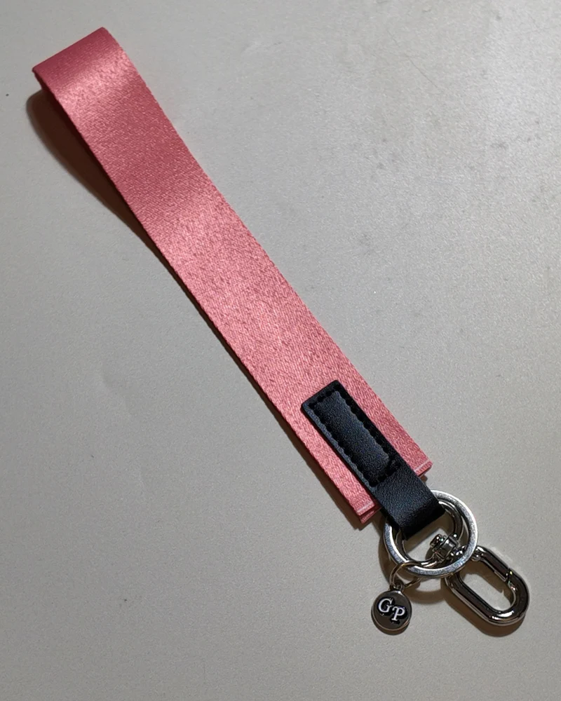 Satin Wristlet Keychain | Double Hook Wrist Strap for Keys & Accessories