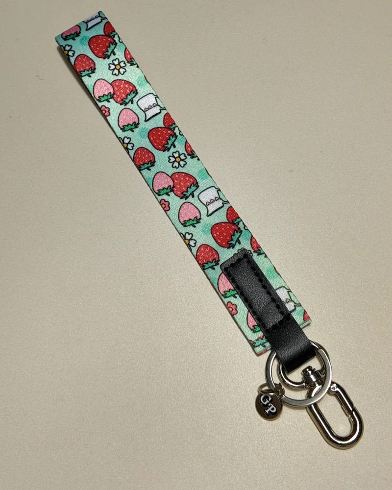 Satin Wristlet Keychain | Double Hook Wrist Strap for Keys & Accessories