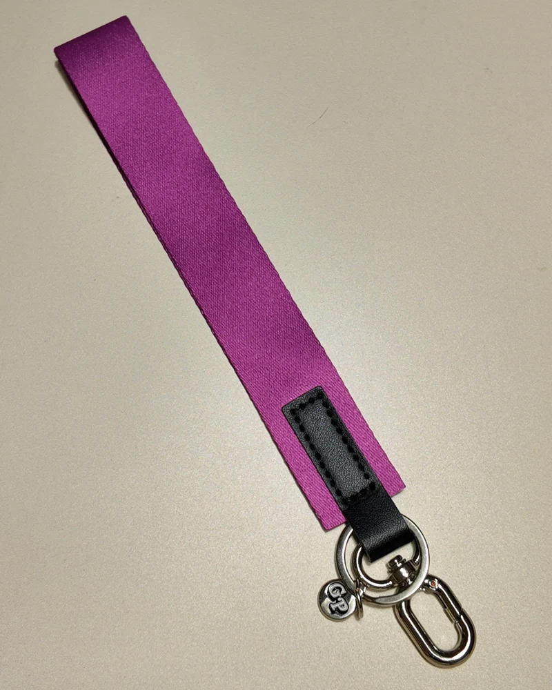 Satin Wristlet Keychain | Double Hook Wrist Strap for Keys & Accessories