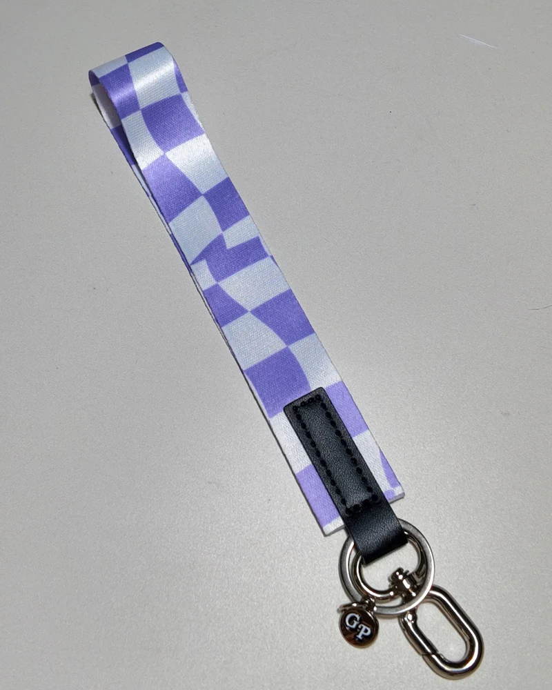 Satin Wristlet Keychain | Double Hook Wrist Strap for Keys & Accessories
