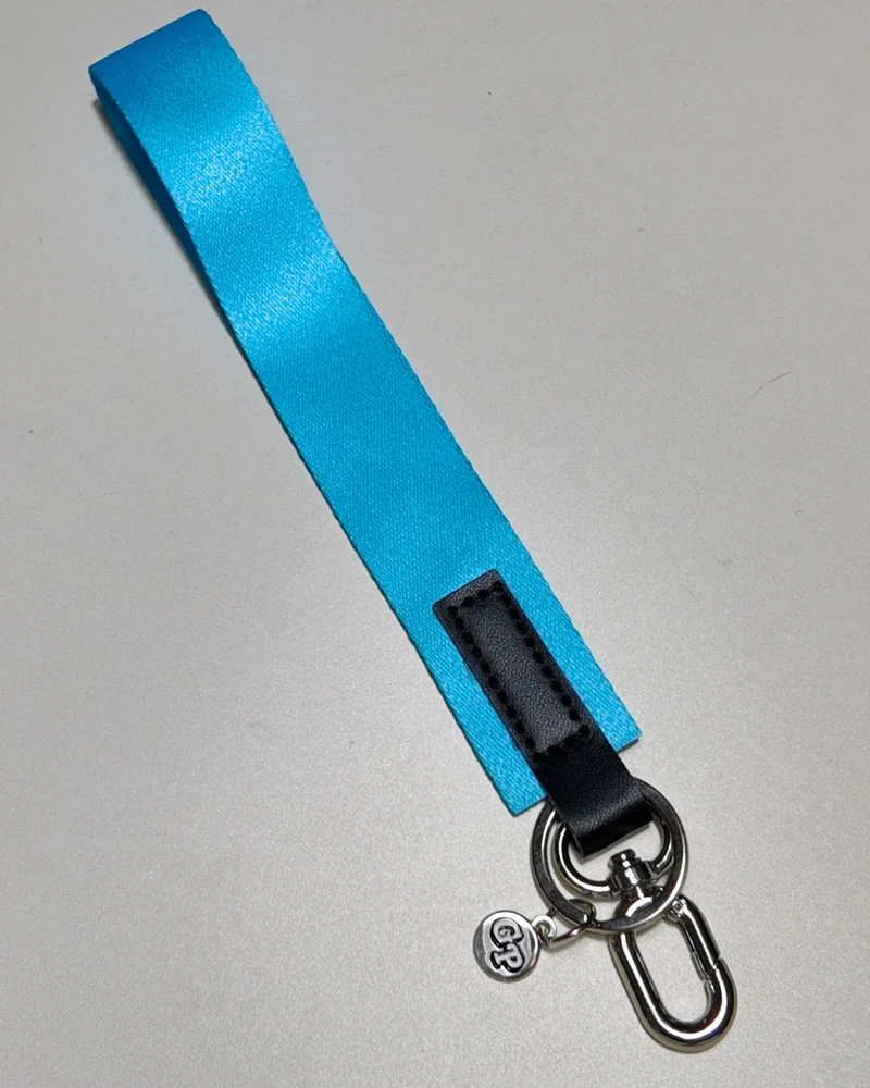 Satin Wristlet Keychain | Double Hook Wrist Strap for Keys & Accessories