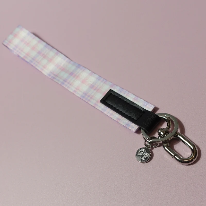Satin Wristlet Keychain | Double Hook Wrist Strap for Keys & Accessories