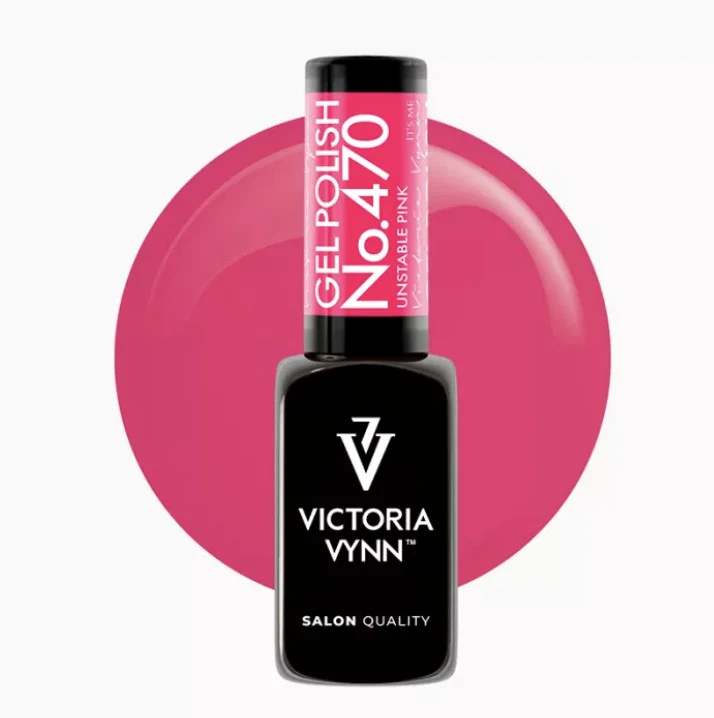 470 UNSTABLE PINK Gel polish 8ml VICTORIA VYNN