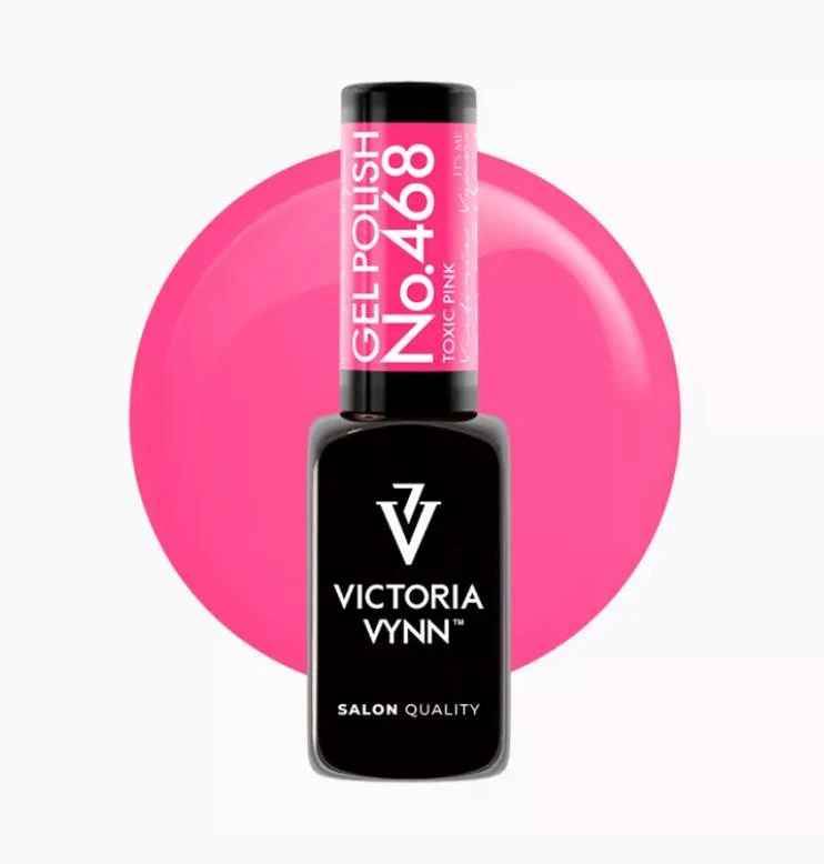 468 TOXIC PINK Gel polish 8ml VICTORIA VYNN