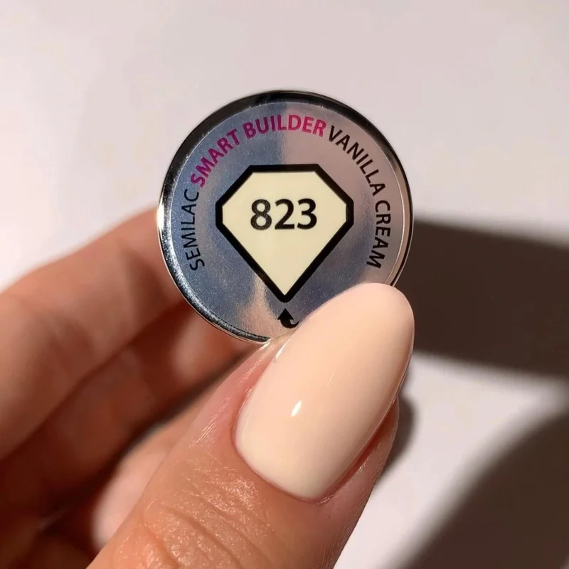 823 Vanilla Cream Smart Builder Base Coat 8in1 7ml Semilac