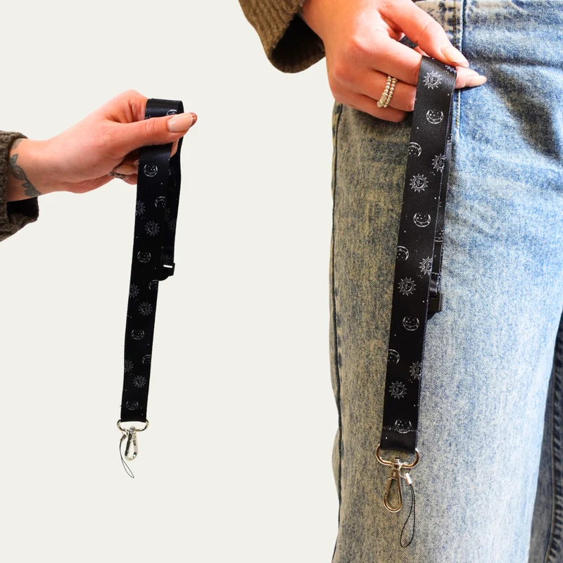 Satin Lanyard With Plastic Breakaway clip