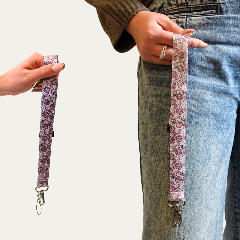 Satin Lanyard With Plastic Breakaway clip