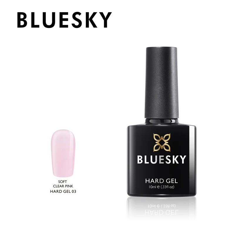 BLUESKY Hard Gel 03 Soft Clear Pink, 10ml