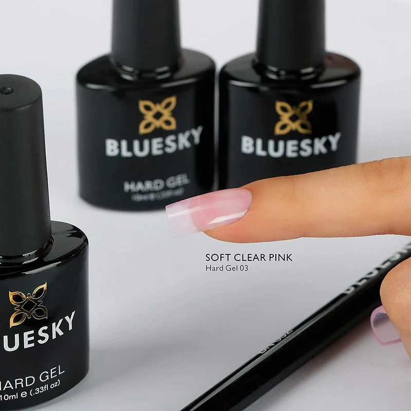 BLUESKY Hard Gel 03 Soft Clear Pink, 10ml