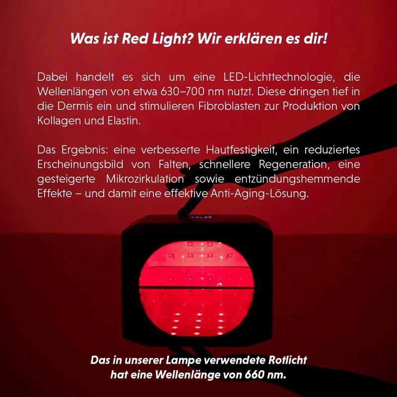 Multi LED Red Light System UV/LED-Lampe 24W/48 Semilac
