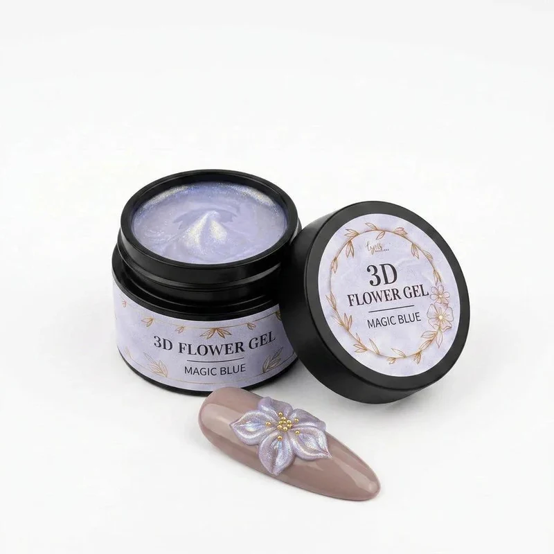 Magic Blue 3D Flower Gel 15ml LYNIS NAILS