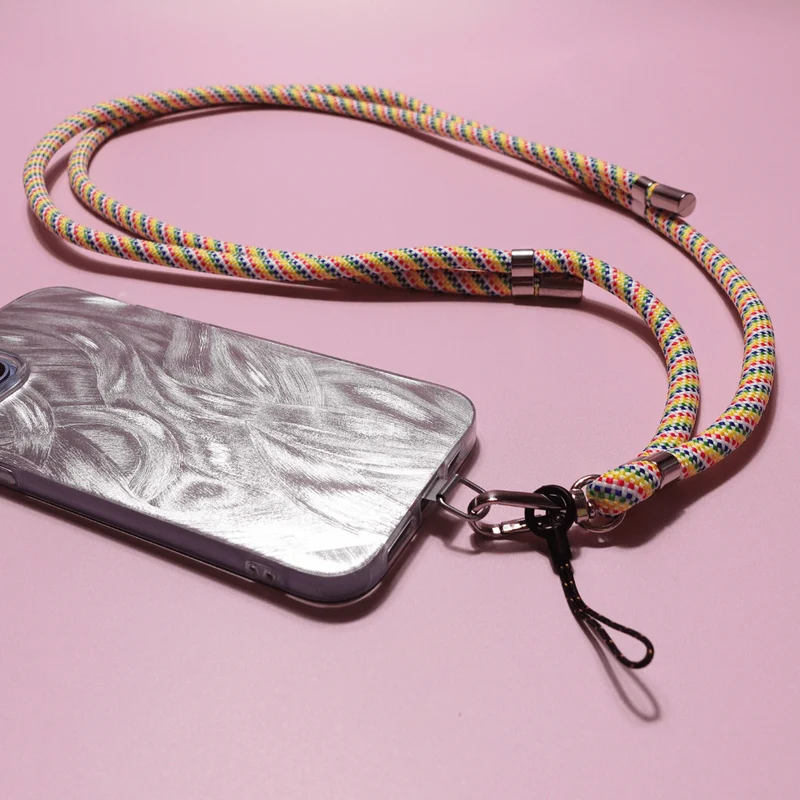 Adjustable 8mm Anti-theft mobile Lanyard Extra thick