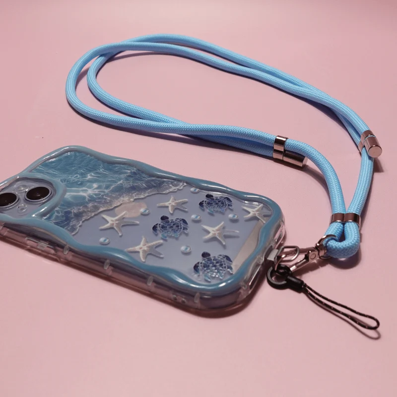 Adjustable 8mm Anti-theft mobile Lanyard Extra thick