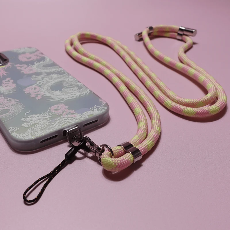 Adjustable 8mm Anti-theft mobile Lanyard Extra thick