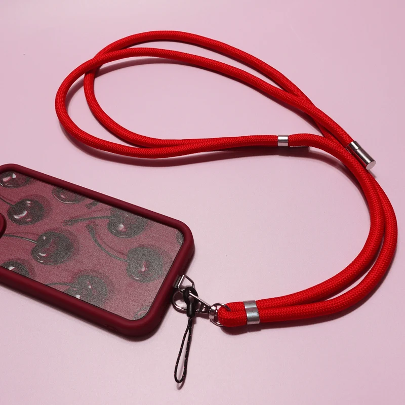 Adjustable 8mm Anti-theft mobile Lanyard Extra thick