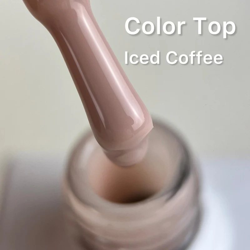 Color Top Coat Iced Coffee NO WIPE 12ml von Love My Nails TPO/HEMA-free
