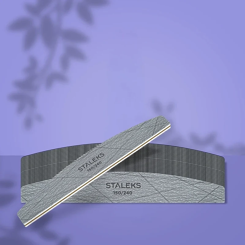 Mineralische Halbmond-Feile Smart 100 bis 240 Grit von Staleks 25 Stk.