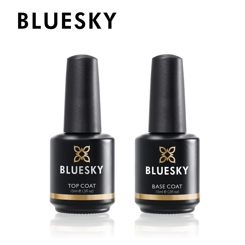 BLUESKY Set: Top and Base Coat 15 ml