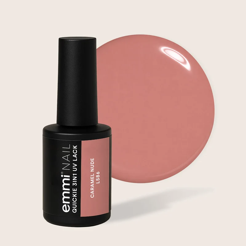 3-in-1 UV-Nagellack Quickie Caramel Nude 7,5ml | L586