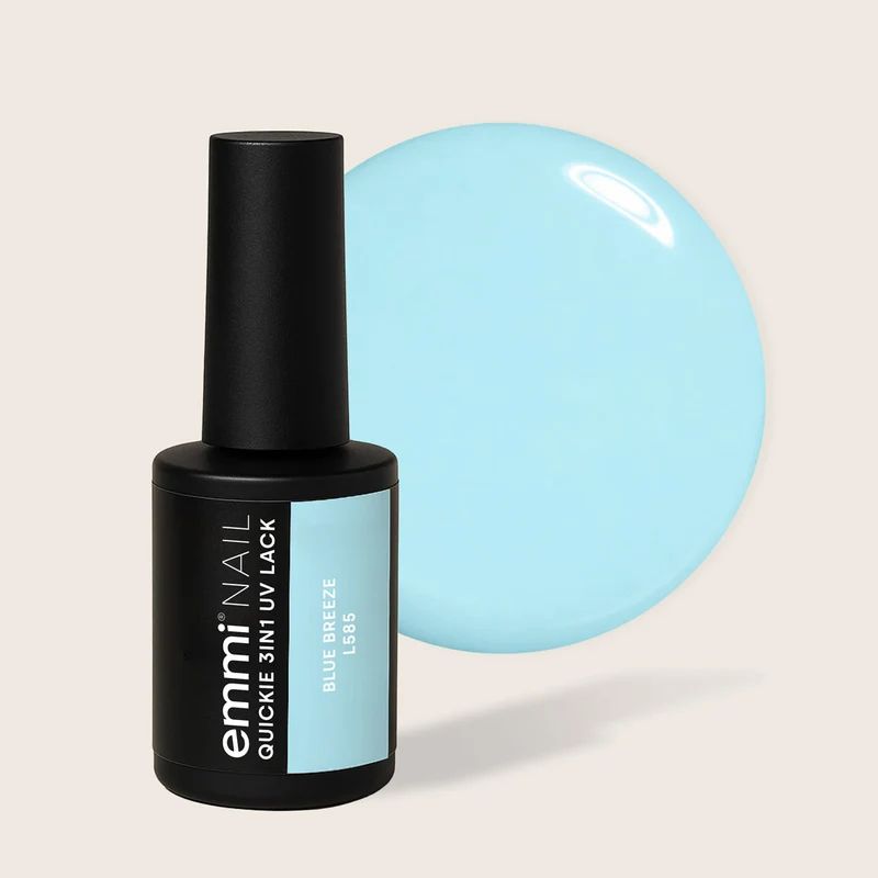 3-in-1 UV-Nagellack Quickie Blue Breeze 7,5ml | L585