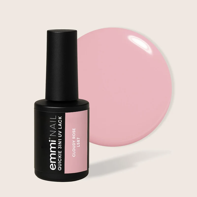 3-in-1 UV-Nagellack Quickie Cloudy Rose 7,5ml | L587