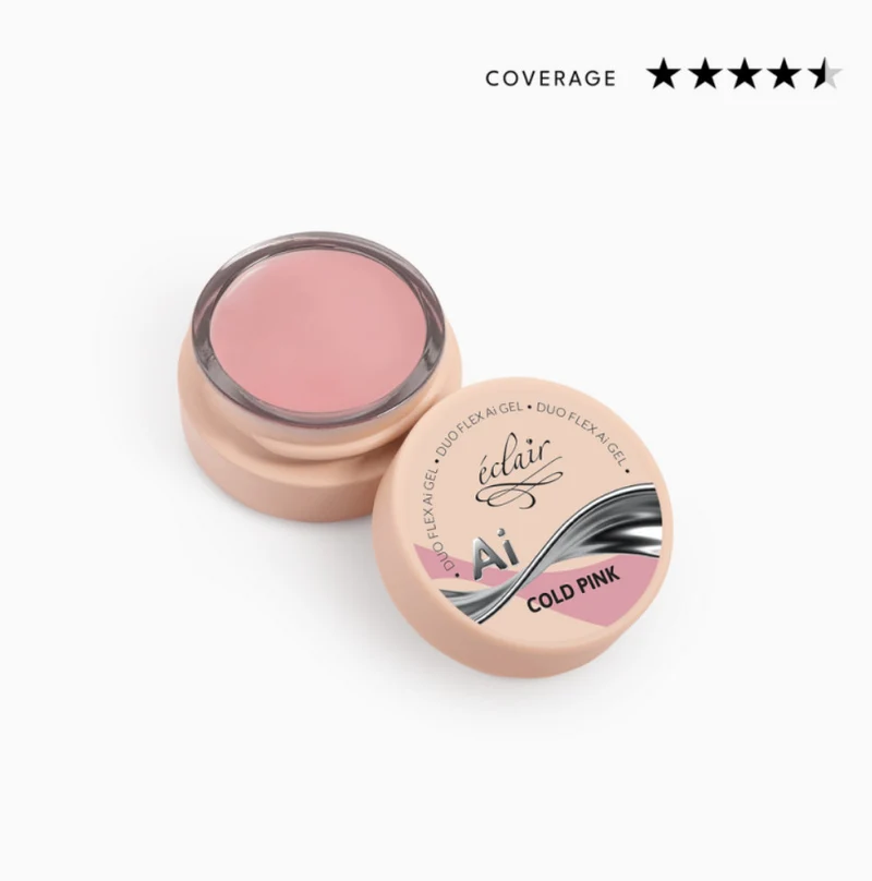 COLD PINK Duo Flex AI Gel NO FILE 15g Eclair