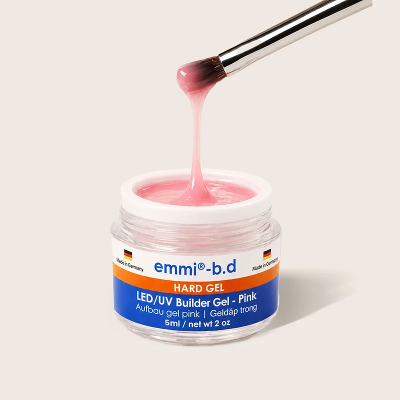 emmi-B.D. UV LED Hard Gel Builder Gel Pink