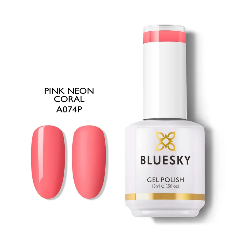 BLUESKY A074 Pink Neon Coral 15ml