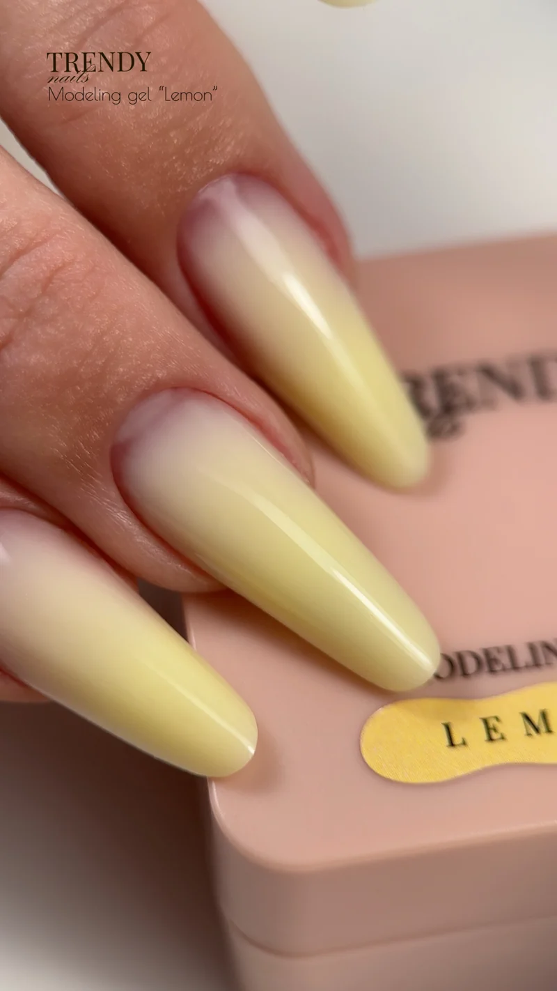 Modeling Gel selbstglättend „Lemon“ von Trendy Nails (15/30ml) (TPO/HEMA-Free)