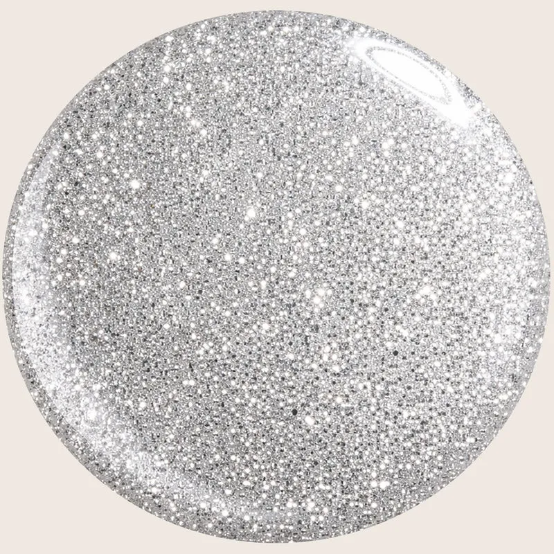 Glitter Farbgel Frosted Silver 5ml | F608
