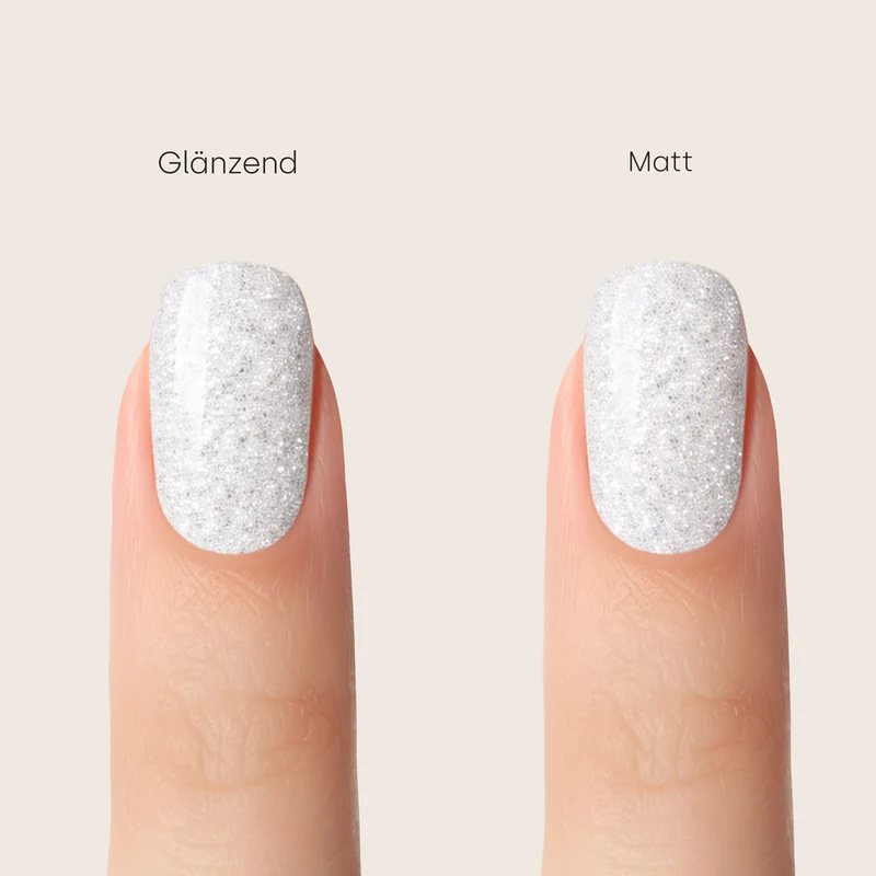 Glitter Farbgel Crystal White 5ml | F609